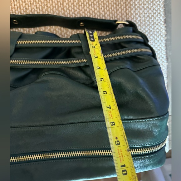 NWT Rebecca Minkoff Green Zipper Devote Birdie Lining Shoulder Bag Tote - Picture 7 of 7